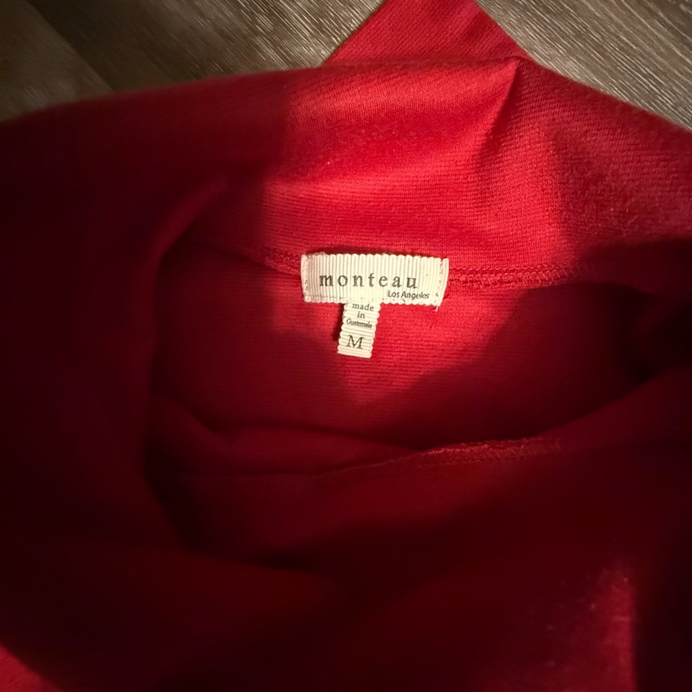 Sold!        Red Embellished Dress - Picture 3 of 6